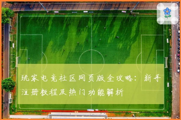玩家电竞社区网页版全攻略：新手注册教程及热门功能解析